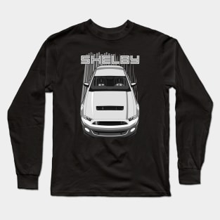 Shelby GT500 S197 - White/Silver Long Sleeve T-Shirt